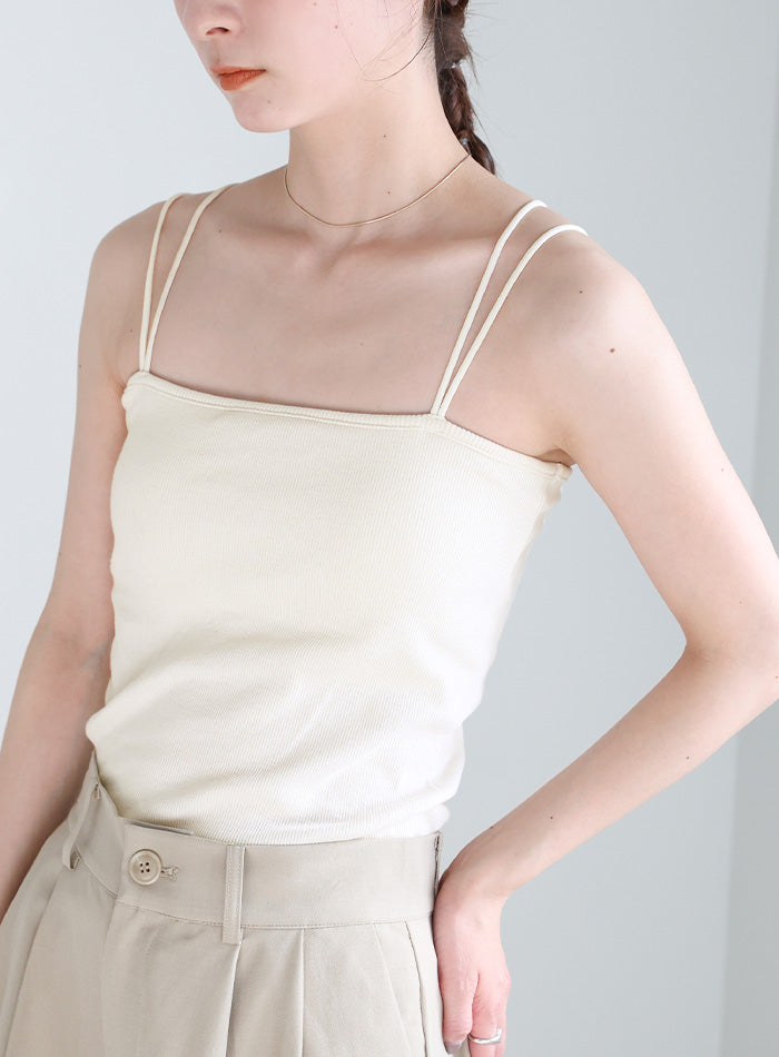 サイズ展開あり】ダブルストラップカップ付きキャミソール – SELECT MOCA