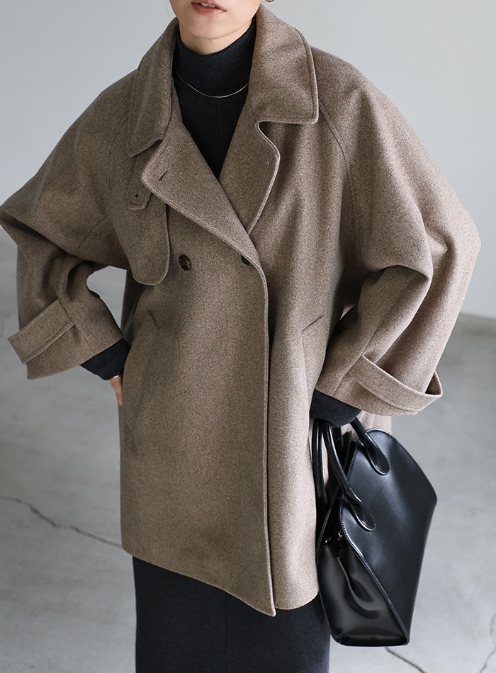 2WAYスタンドネックミドルコート – SELECT MOCA