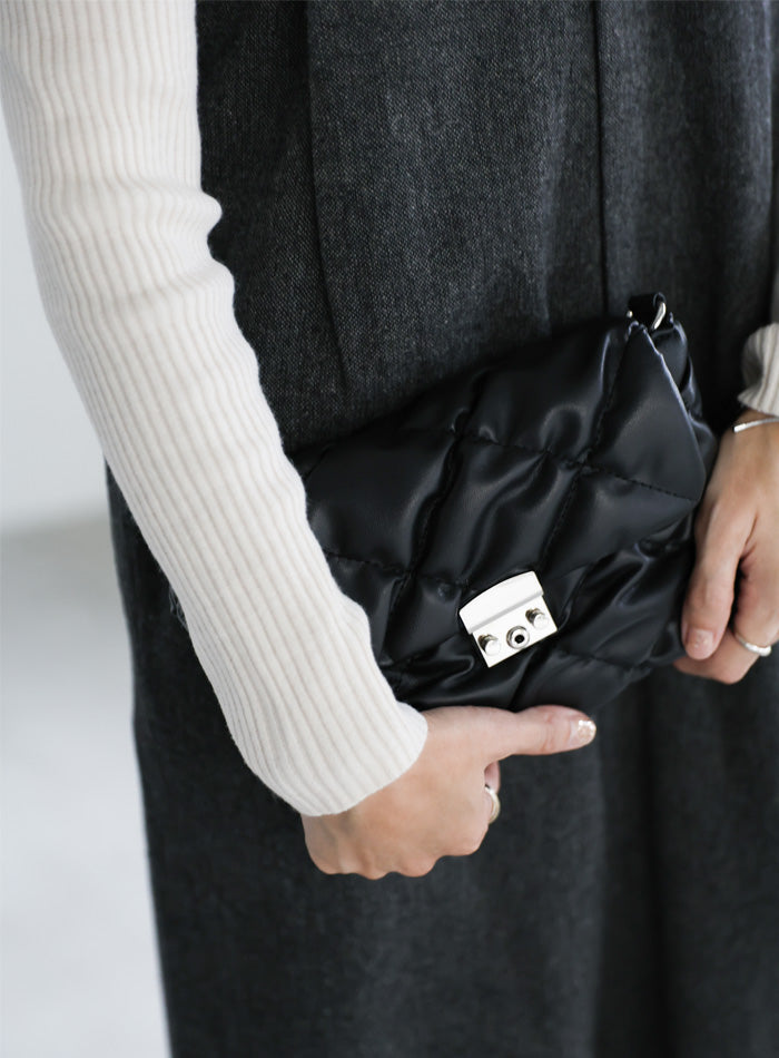 フェイクレザーキルティングショルダーバッグ【SALE】 – SELECT MOCA