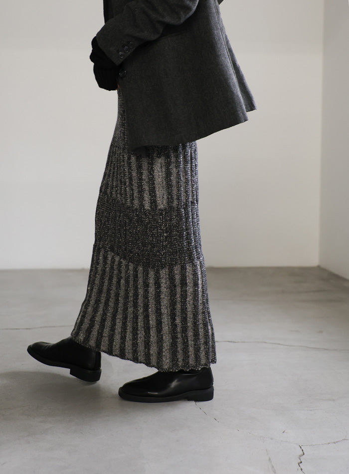 メランジリブニットタイトスカート – SELECT MOCA