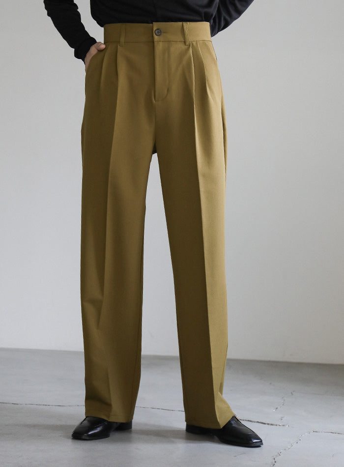 センタープレスストレートスラックス – SELECT MOCA