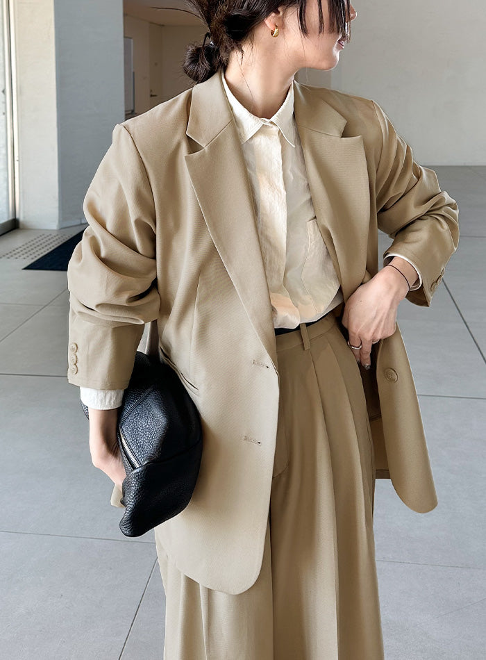 SELECTMOCA by son オーバーサイズテーラードジャケットM パンツ オーバーサイズテーラードジャケット【by SON】 – SELECT MOCA