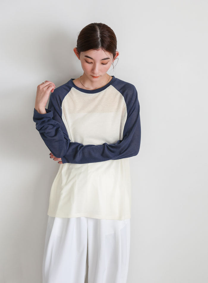 roku /ラグランTシャツ/シアー シアーラグランTシャツ（Tシャツ/カットソー）｜Spick & Span