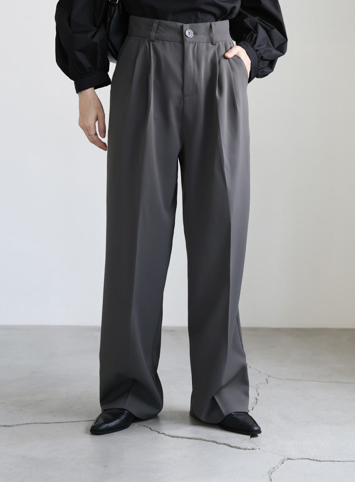 ハイプレス　カジュアル　M　ロングパンツ 丈長め / ハイウエストセンタープレススラックス – SELECT MOCA