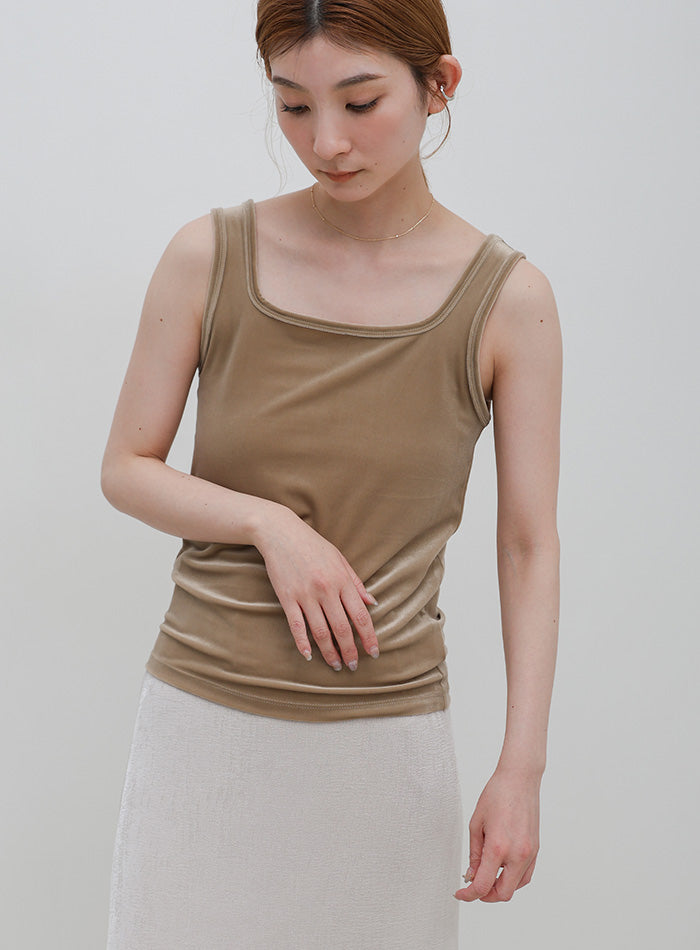 2WAYベロアタンクトップ – SELECT MOCA