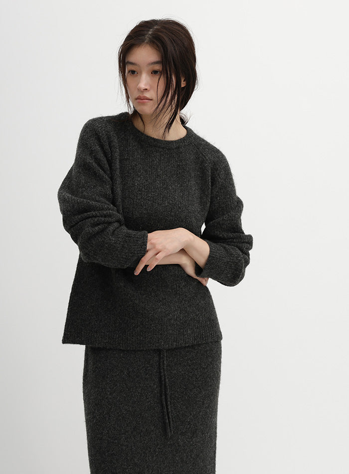 モヘアライククルーネックニット – SELECT MOCA