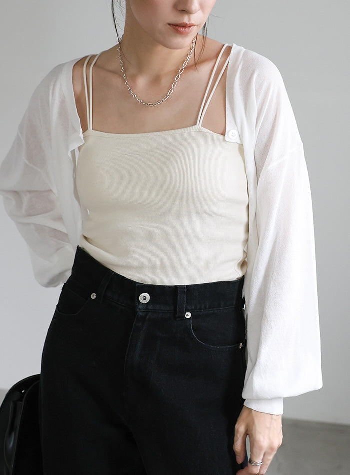 tall_mochaさん用 サイズ展開あり】2WAYストラップカップ付きベアキャミソール