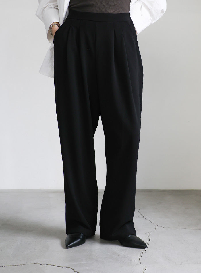 丈長め / カットジョーゼットタックパンツ【SALE】 – SELECT MOCA