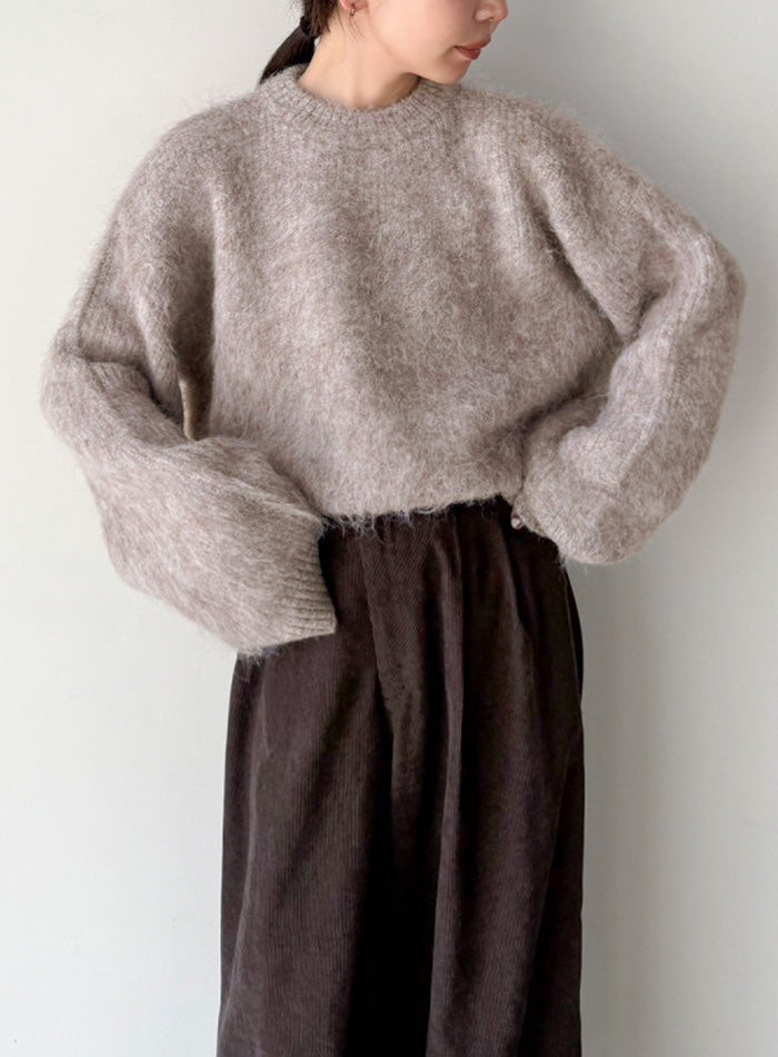 ヘアリーショートニット【by SON】 – SELECT MOCA