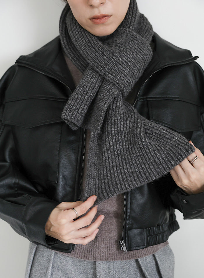 リブニットマフラー URBAN RESEARCH Sonny Label マフラー ストール リブニットマフラー