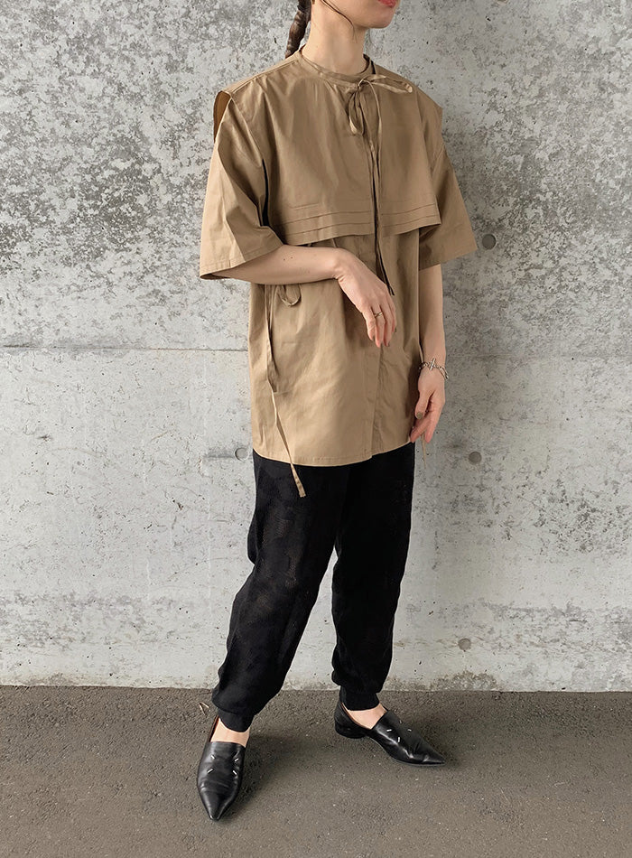 2wayビッグカラーセットシャツ【by SON】【SALE】
