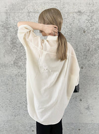 ルーズシルエットワイドスリーブシャツ【SALE】