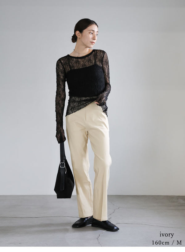 【PREMIUM PANTS】ストレッチフレアパンツ【SALE】