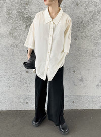 ルーズシルエットワイドスリーブシャツ【SALE】