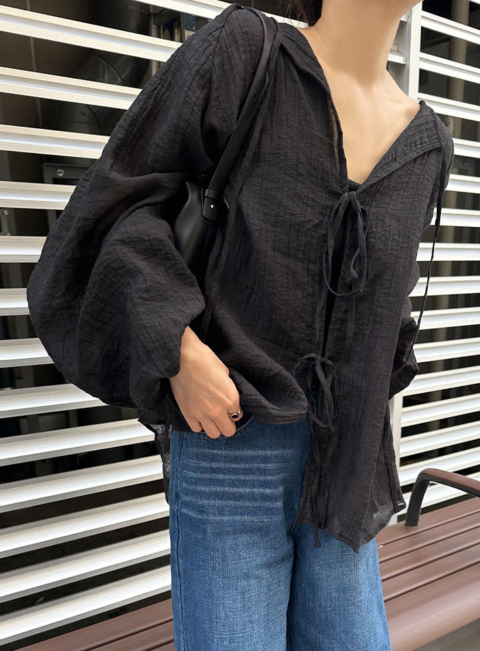 2WAYボリュームオーバーブラウス【by SON】【SALE】 – SELECT MOCA