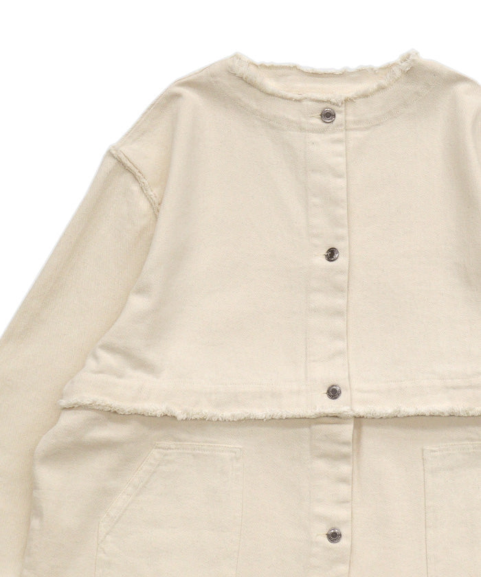 ジャケット・アウター Moka select MOCA デニムジャケット gジャン 「サイズ展開あり」2wayデニム