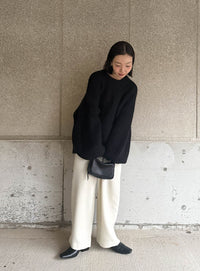 【サイズ展開あり】オーバーサイズハニカムニット【by SON】