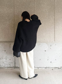 【サイズ展開あり】オーバーサイズハニカムニット【by SON】