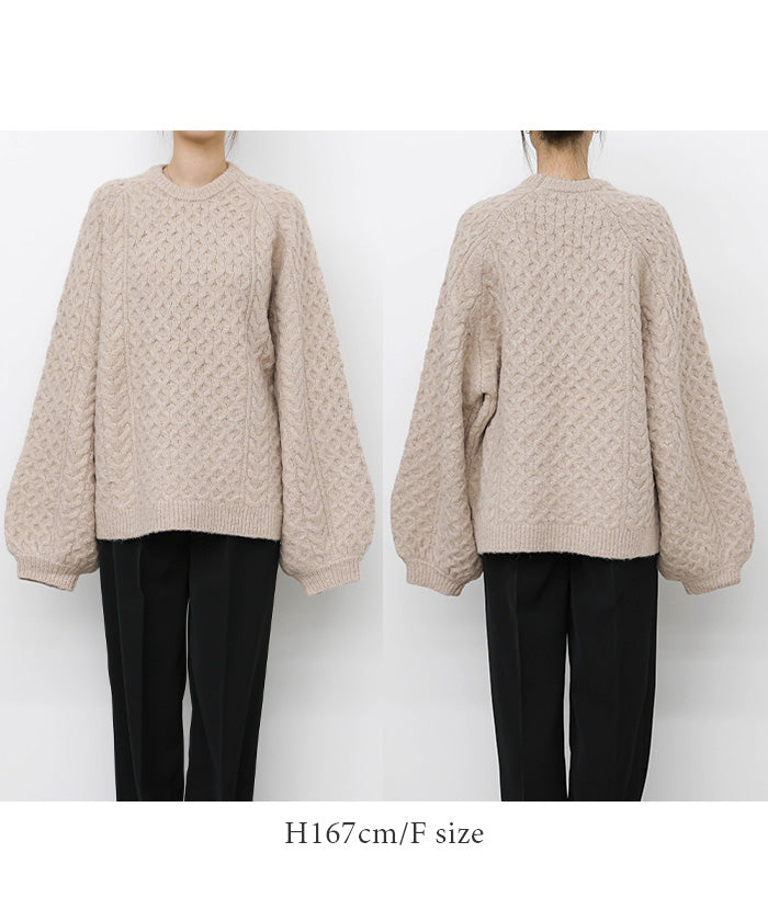 【サイズ展開あり】オーバーサイズハニカムニット【by SON】