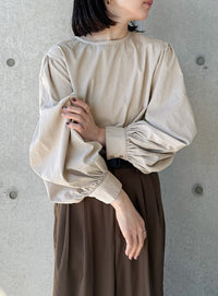 【サイズ展開あり】ボリュームスリーブブラウス【by SON】