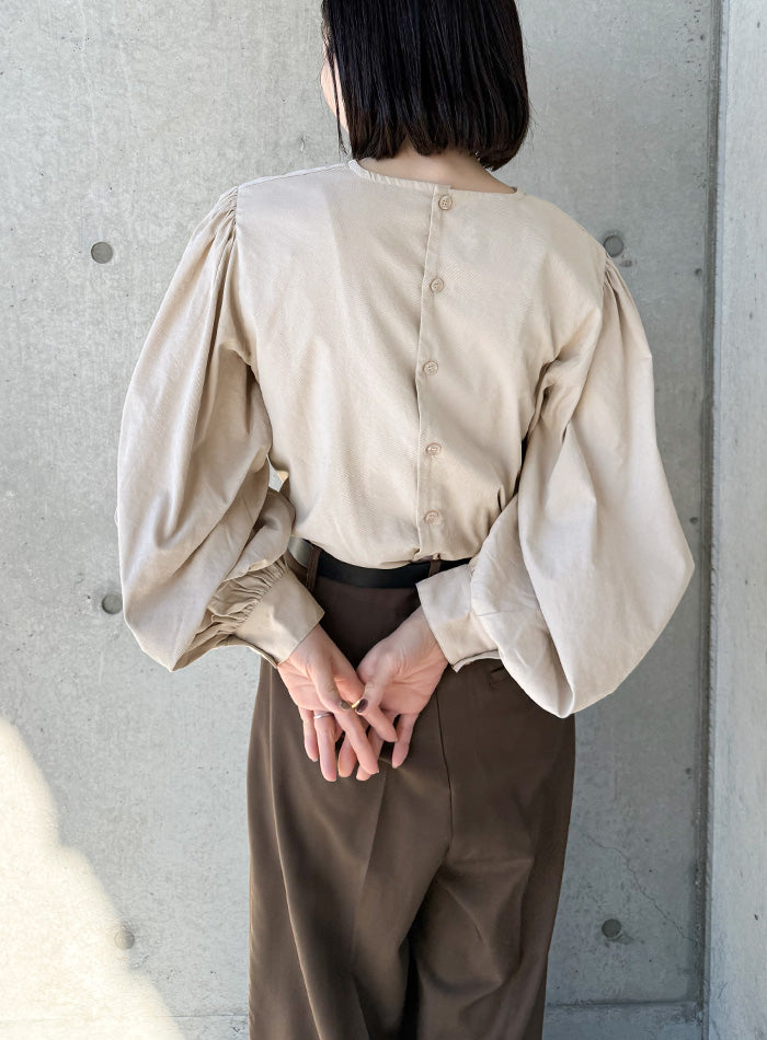 サイズ展開あり】ボリュームスリーブブラウス【by SON】 – SELECT MOCA