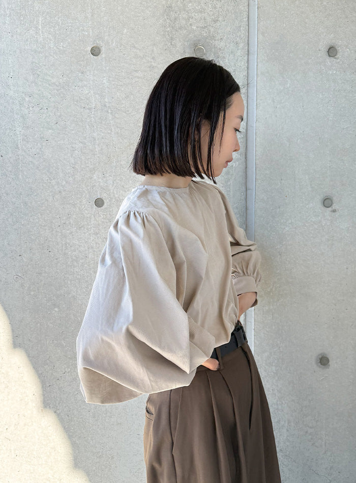サイズ展開あり】ボリュームスリーブブラウス【by SON】 – SELECT MOCA
