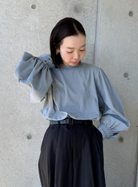 【サイズ展開あり】ボリュームスリーブブラウス【by SON】