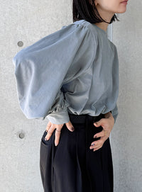 【サイズ展開あり】ボリュームスリーブブラウス【by SON】