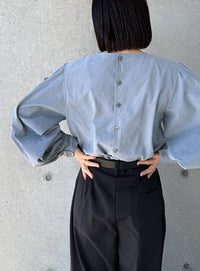 【サイズ展開あり】ボリュームスリーブブラウス【by SON】
