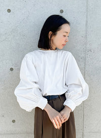 【サイズ展開あり】ボリュームスリーブブラウス【by SON】