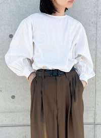 【サイズ展開あり】ボリュームスリーブブラウス【by SON】