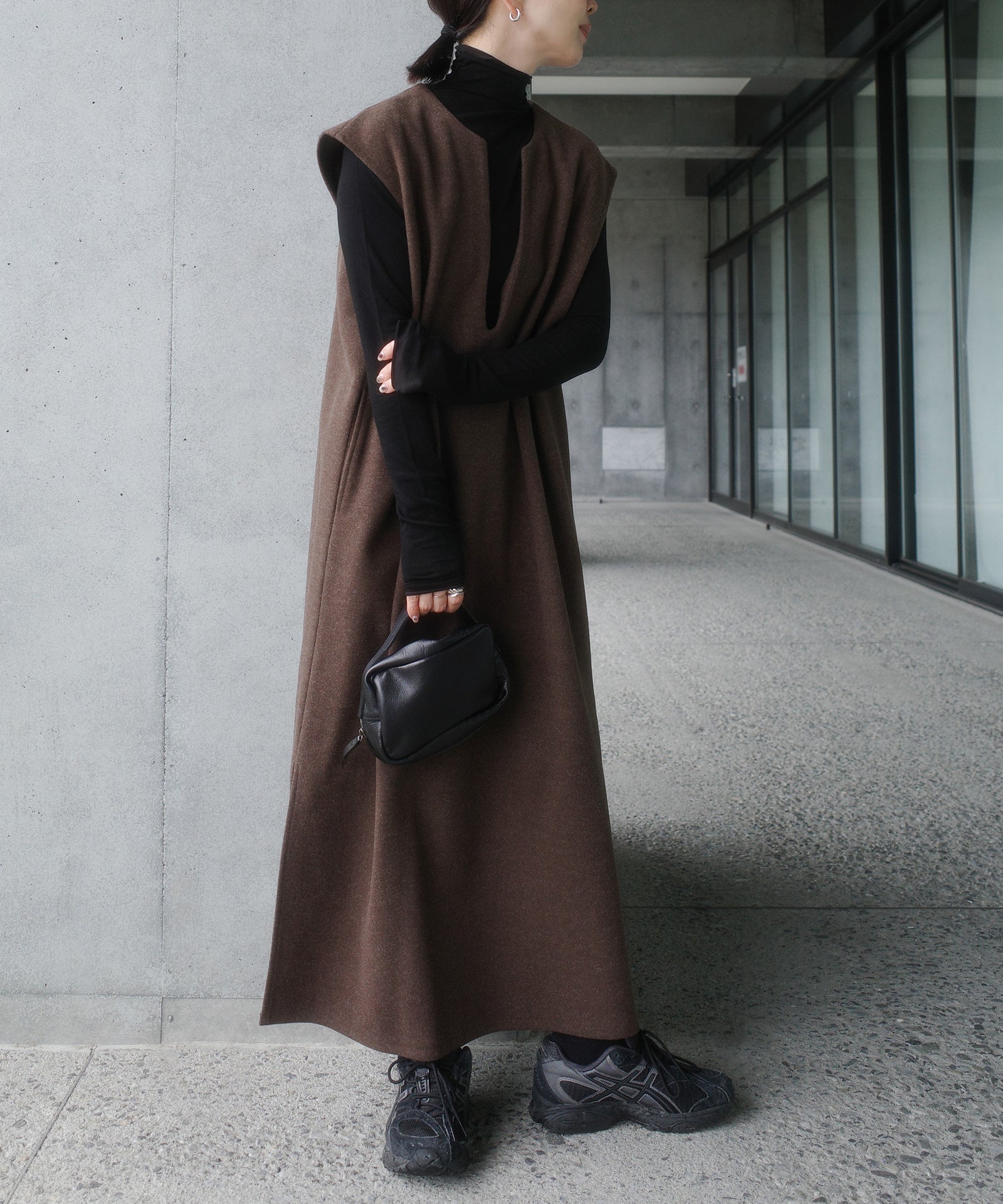 キーネックロングベストワンピース【by SON】 – SELECT MOCA