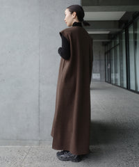 キーネックロングベストワンピース【by SON】