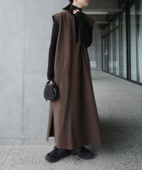 キーネックロングベストワンピース【by SON】 – SELECT MOCA