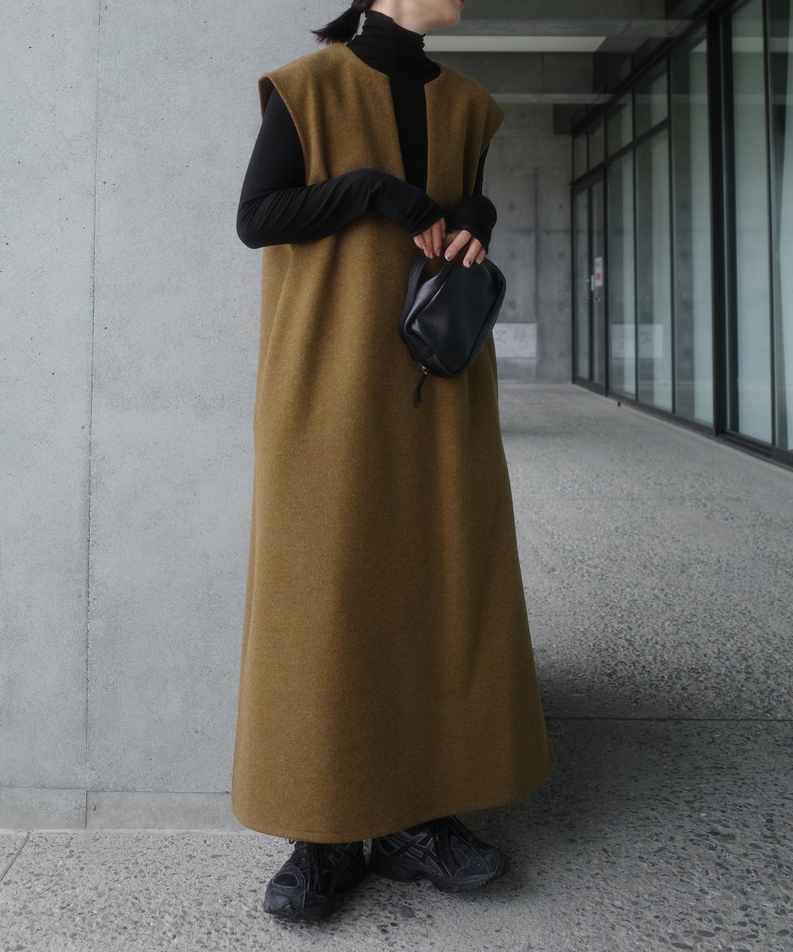 キーネックロングベストワンピース【by SON】 – SELECT MOCA