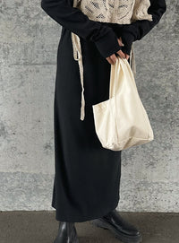 スクエアワンハンドルバッグ【by SON】