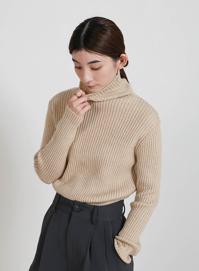タートルネックリブニット – SELECT MOCA