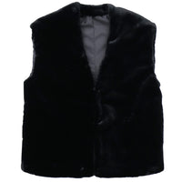 フェイクファーノーカラージレ