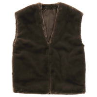 フェイクファーノーカラージレ