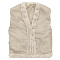 フェイクファーノーカラージレ