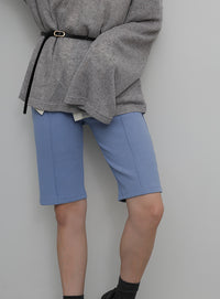 ストレッチリブハーフパンツ