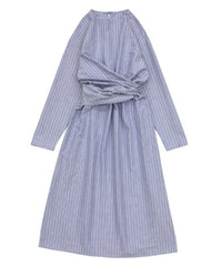 ウエストクロスストライプワンピース【SALE】