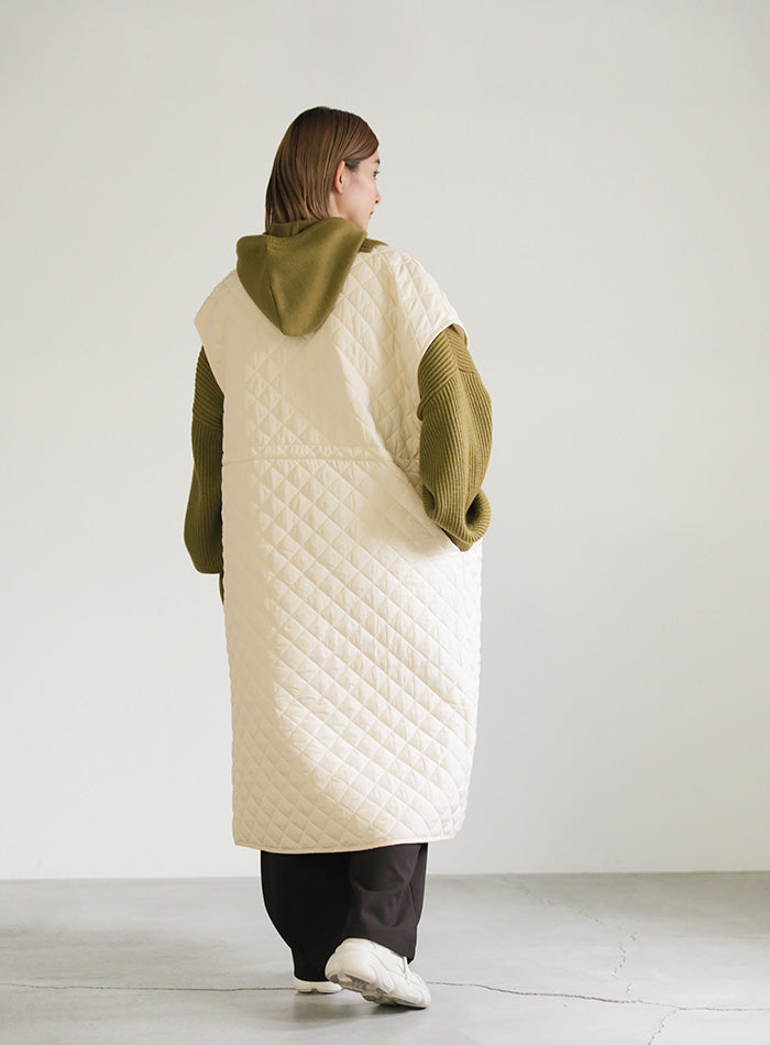 キルティングロングベスト – SELECT MOCA