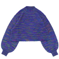 ミックスシャギーショートニット【SALE】