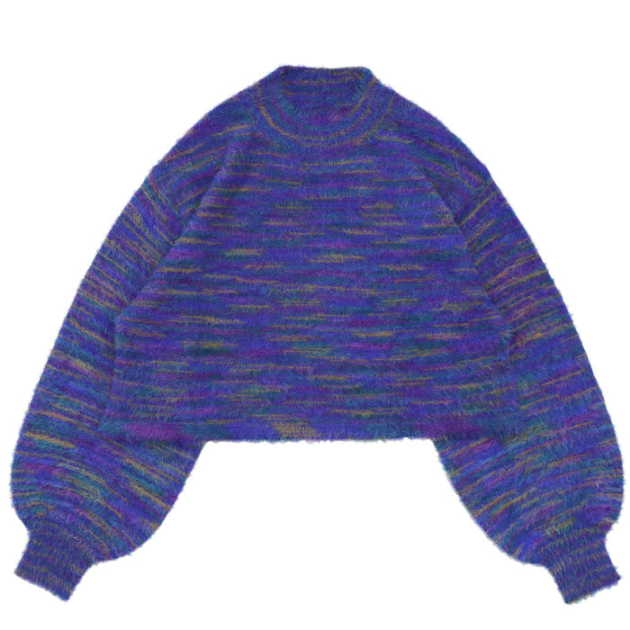 ミックスシャギーショートニット【SALE】