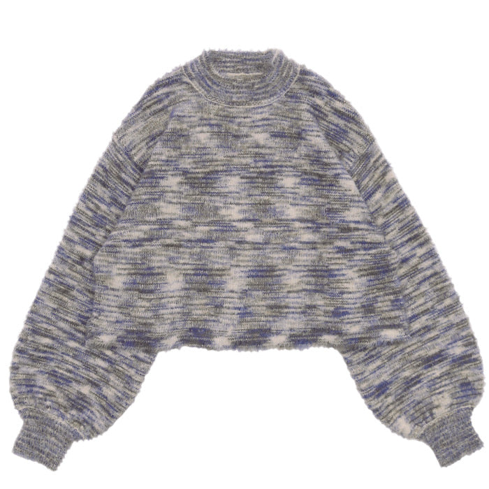 ミックスシャギーショートニット【SALE】