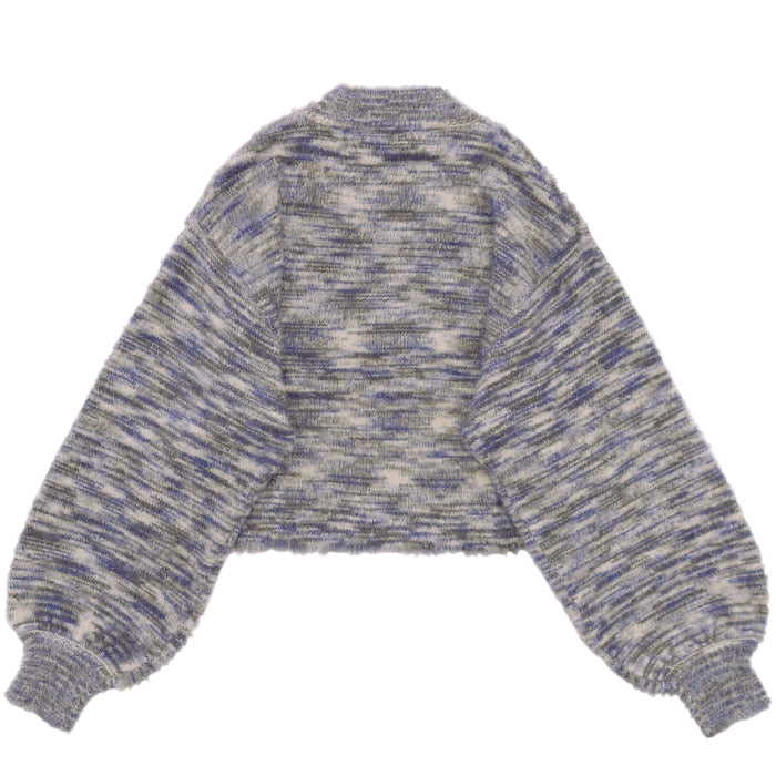 ミックスシャギーショートニット【SALE】