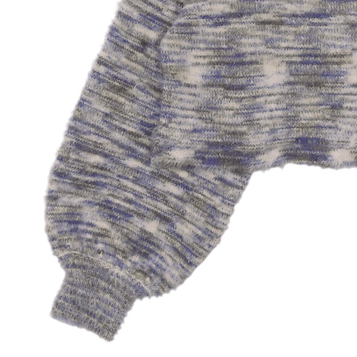 ミックスシャギーショートニット【SALE】