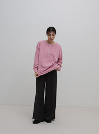 2WAYマシュマロタッチスナッププルオーバー