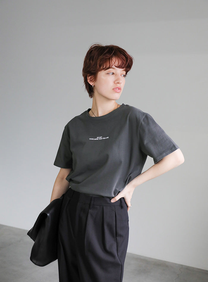 サイズ展開あり】フロントロゴプリントTシャツ – SELECT MOCA